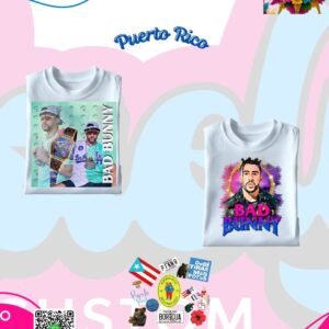 Bad Bunny Custom Unisex T-shirt – 100% Cotton
