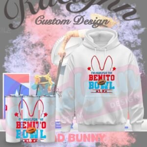 White hoodies with a 20 Oz tumbler