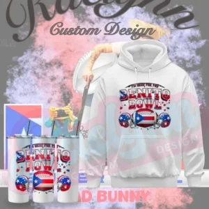 White hoodies with a 20 Oz tumbler