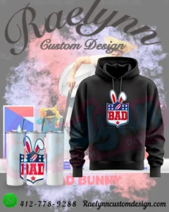 black hoodies with a 20 Oz tumbler